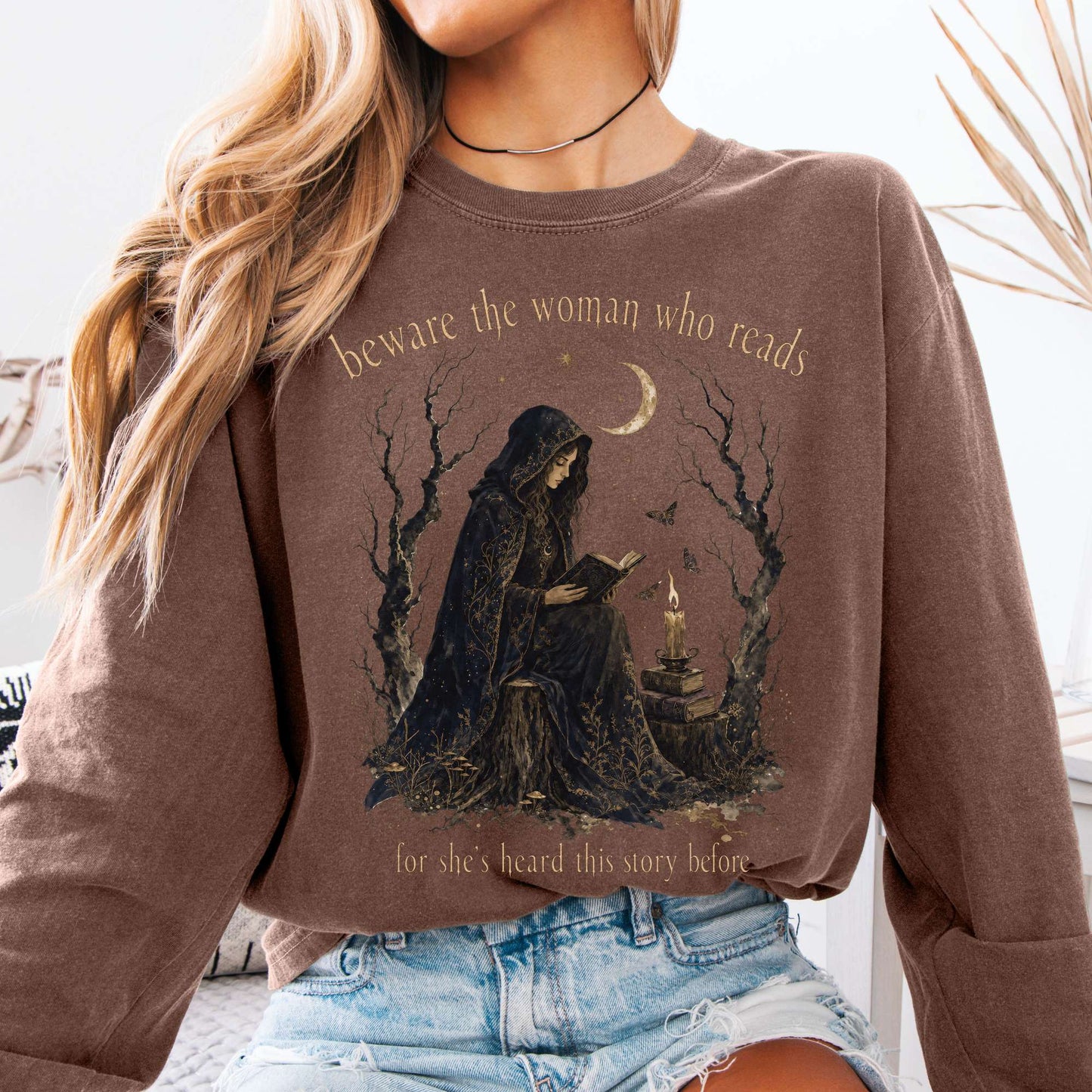 Beware the Woman Who Reads Literary Long Sleeve