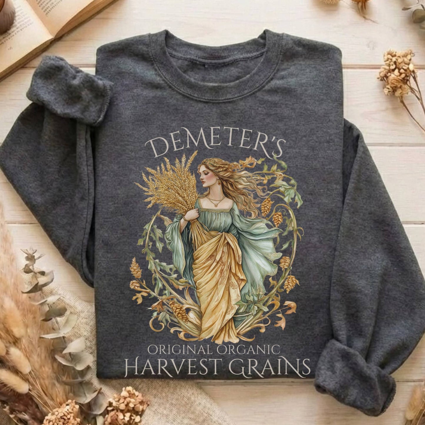 Sweatshirt Dark Heather / S Design 105 Sweatshirt The Mystic Eden