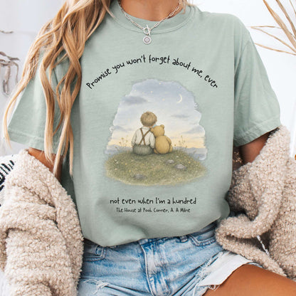 Promise You Won't Forget About Me Ever A. A. Milne Literary T-Shirt