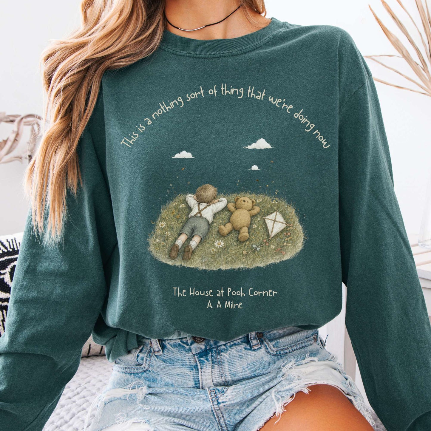 This Is a Nothing Sort of Thing A. A. Milne Literary Long Sleeve