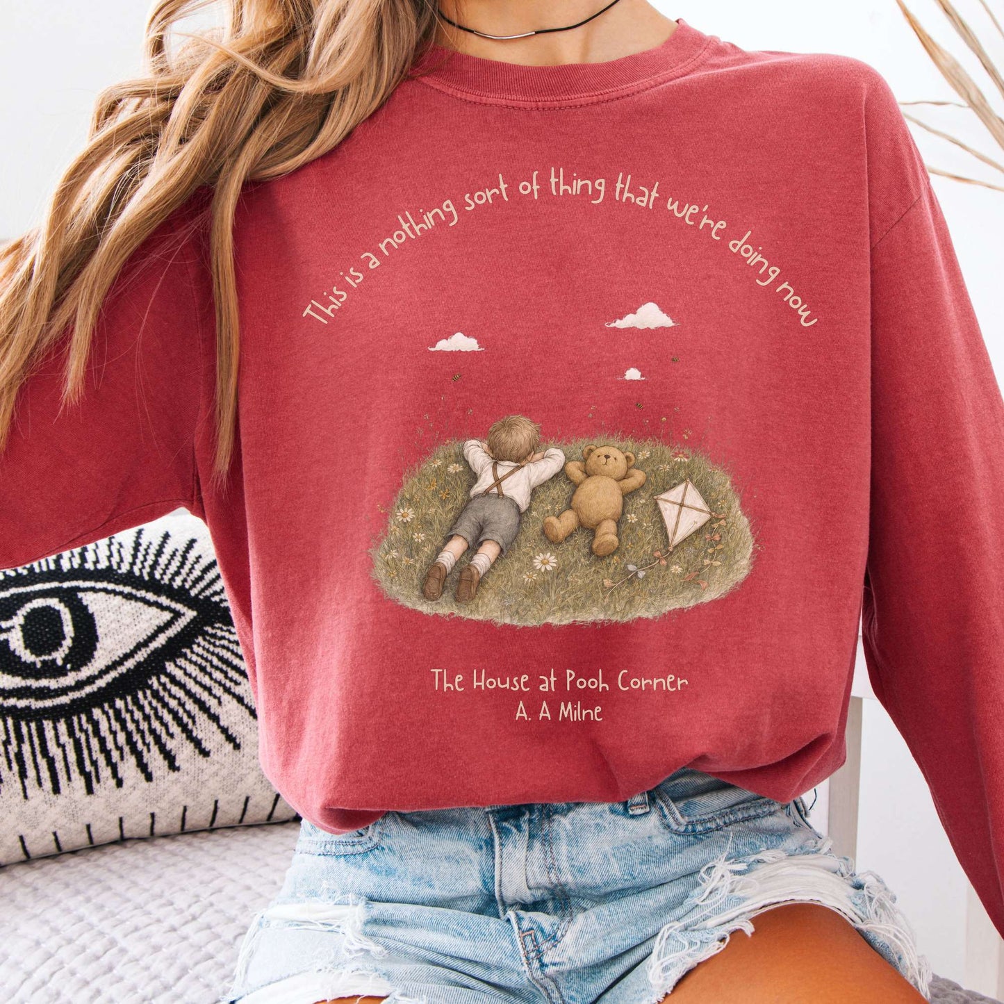 This Is a Nothing Sort of Thing A. A. Milne Literary Long Sleeve
