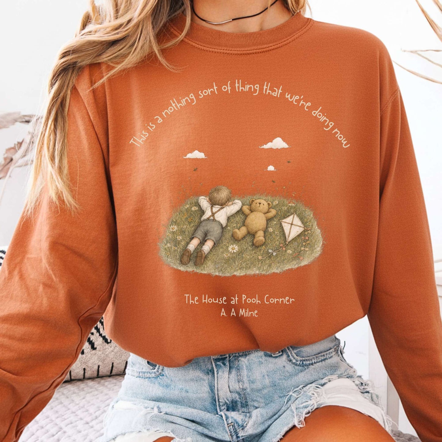 This Is a Nothing Sort of Thing A. A. Milne Literary Long Sleeve