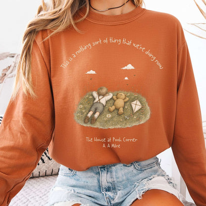 This Is a Nothing Sort of Thing A. A. Milne Literary Long Sleeve