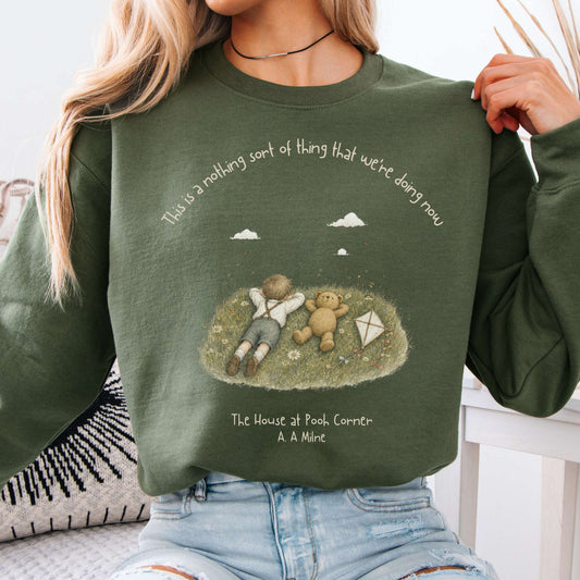 This Is a Nothing Sort of Thing A. A. Milne Literary Sweatshirt