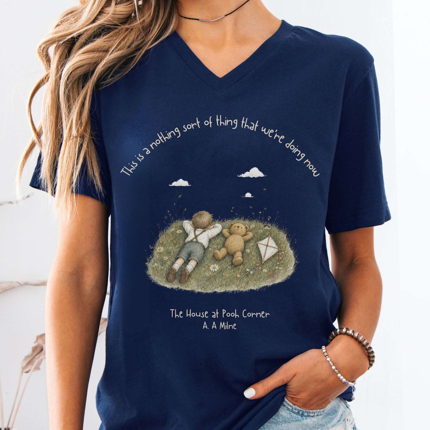 This Is a Nothing Sort of Thing A. A. Milne Literary V-Neck