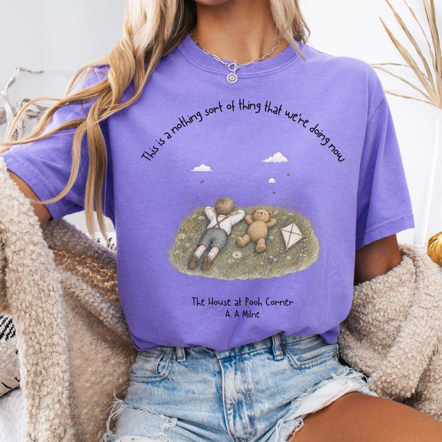 This Is a Nothing Sort of Thing A. A. Milne Literary T-Shirt