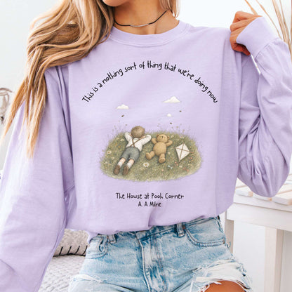This Is a Nothing Sort of Thing A. A. Milne Literary Long Sleeve