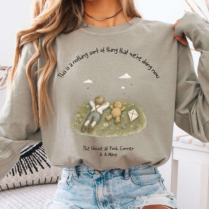 This Is a Nothing Sort of Thing A. A. Milne Literary Long Sleeve