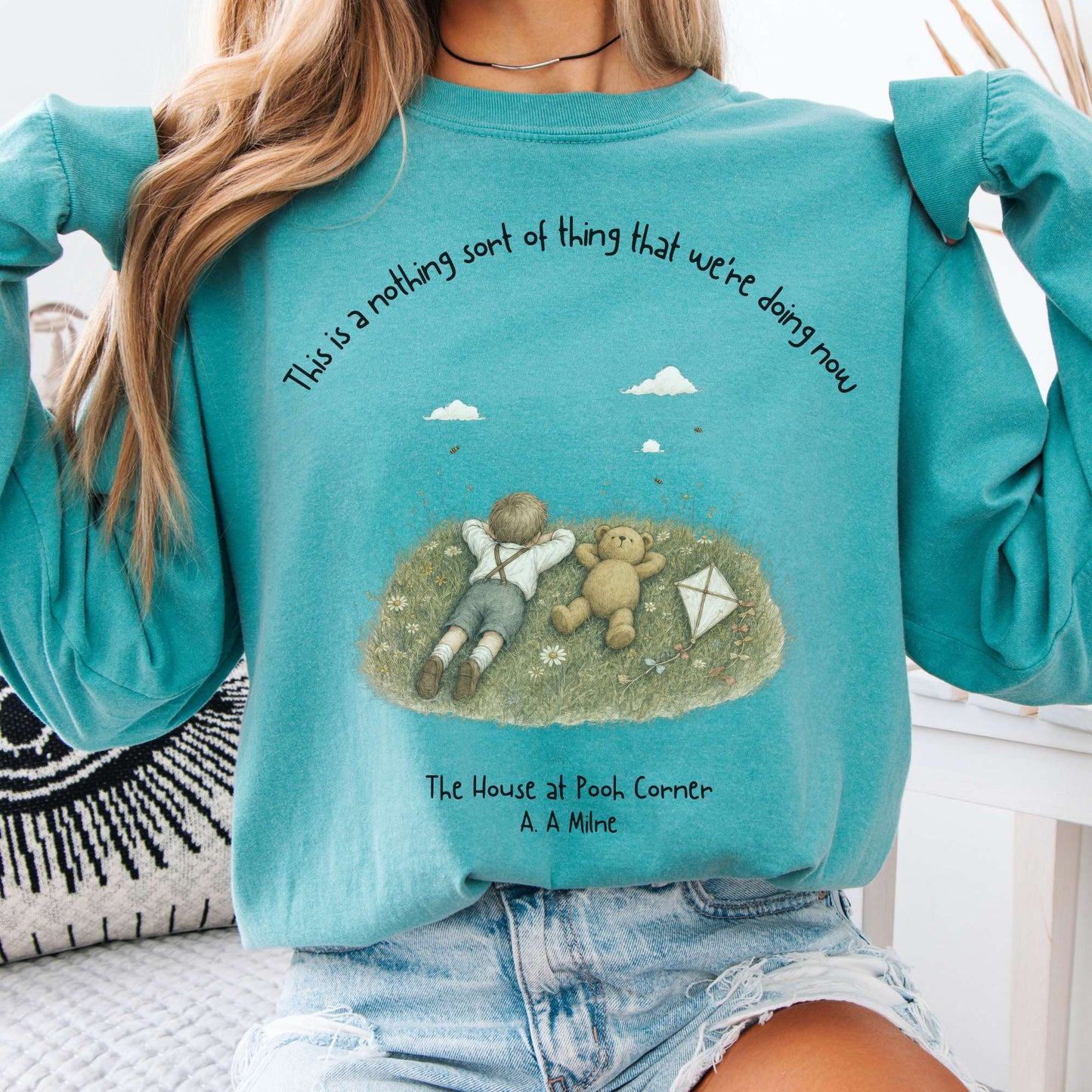 This Is a Nothing Sort of Thing A. A. Milne Literary Long Sleeve
