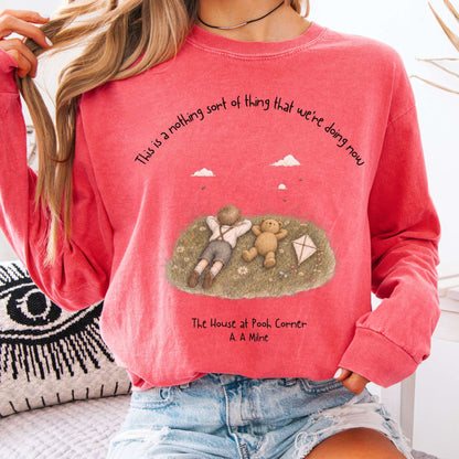 This Is a Nothing Sort of Thing A. A. Milne Literary Long Sleeve