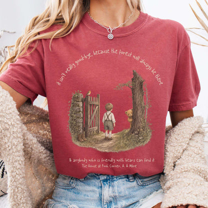 It Isn't Really Good-Bye A.A. Milne Literary T-Shirt
