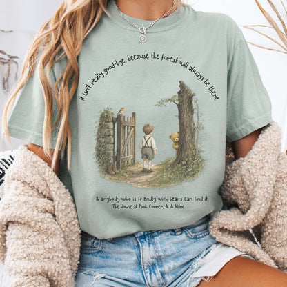 It Isn't Really Good-Bye A.A. Milne Literary T-Shirt