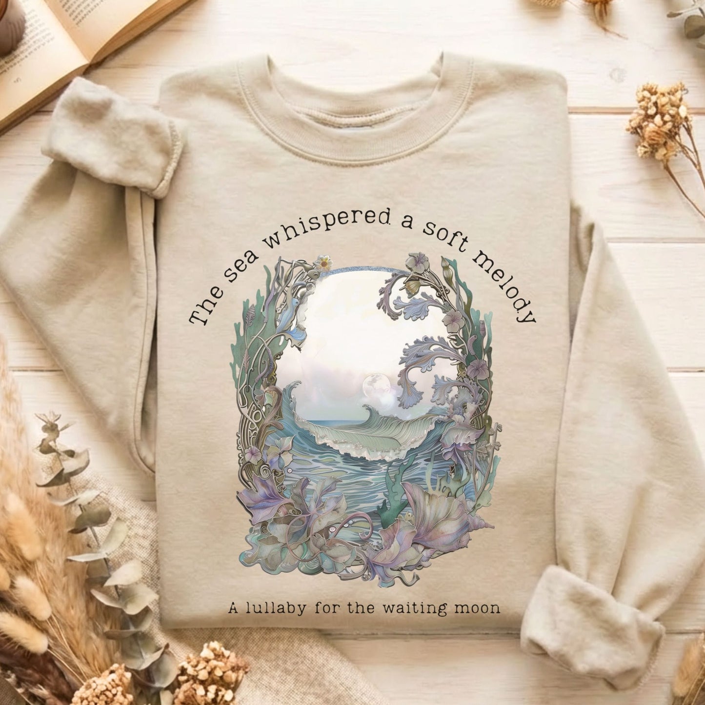 Sweatshirt Sand / S Design 271 Crewneck Sweatshirt The Mystic Eden