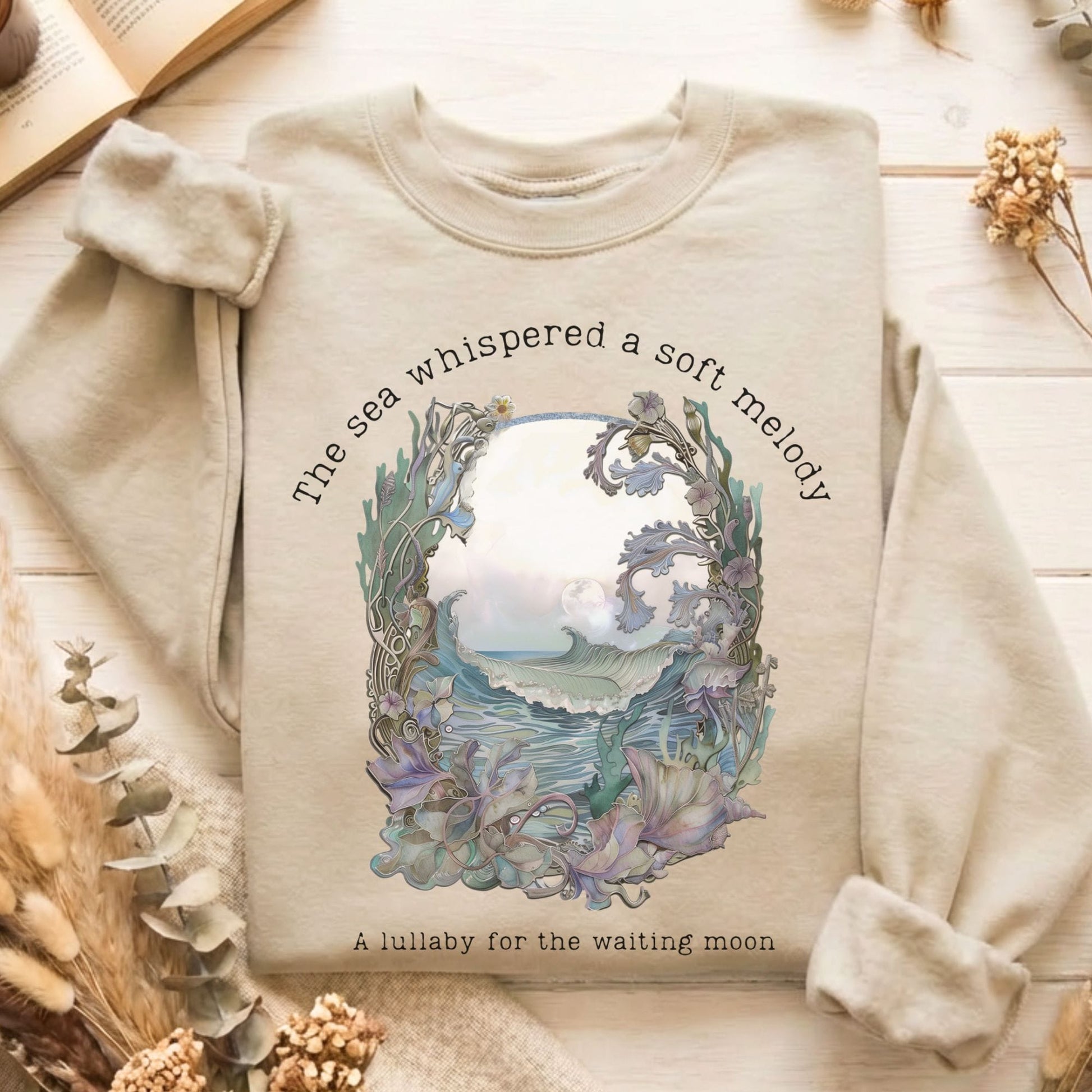 Sweatshirt Sand / S Design 271 Crewneck Sweatshirt The Mystic Eden