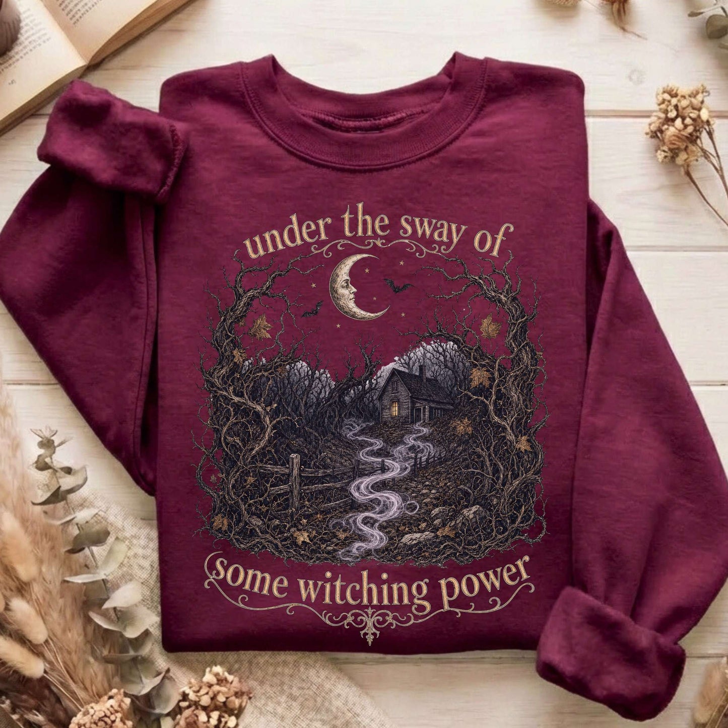 Under the Sway of Some Witching Power Sleepy Hollow Sweatshirt