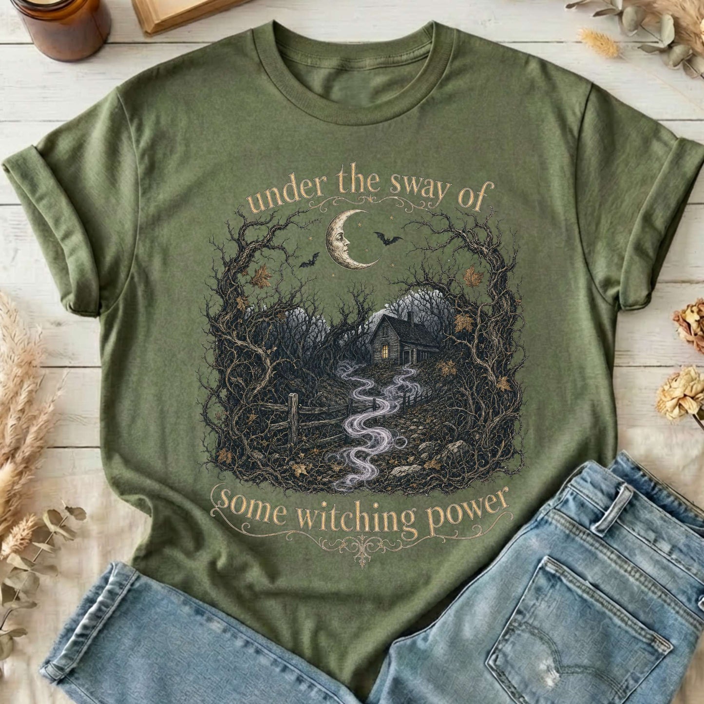 Under the Sway of Some Witching Power Sleepy Hollow T-Shirt