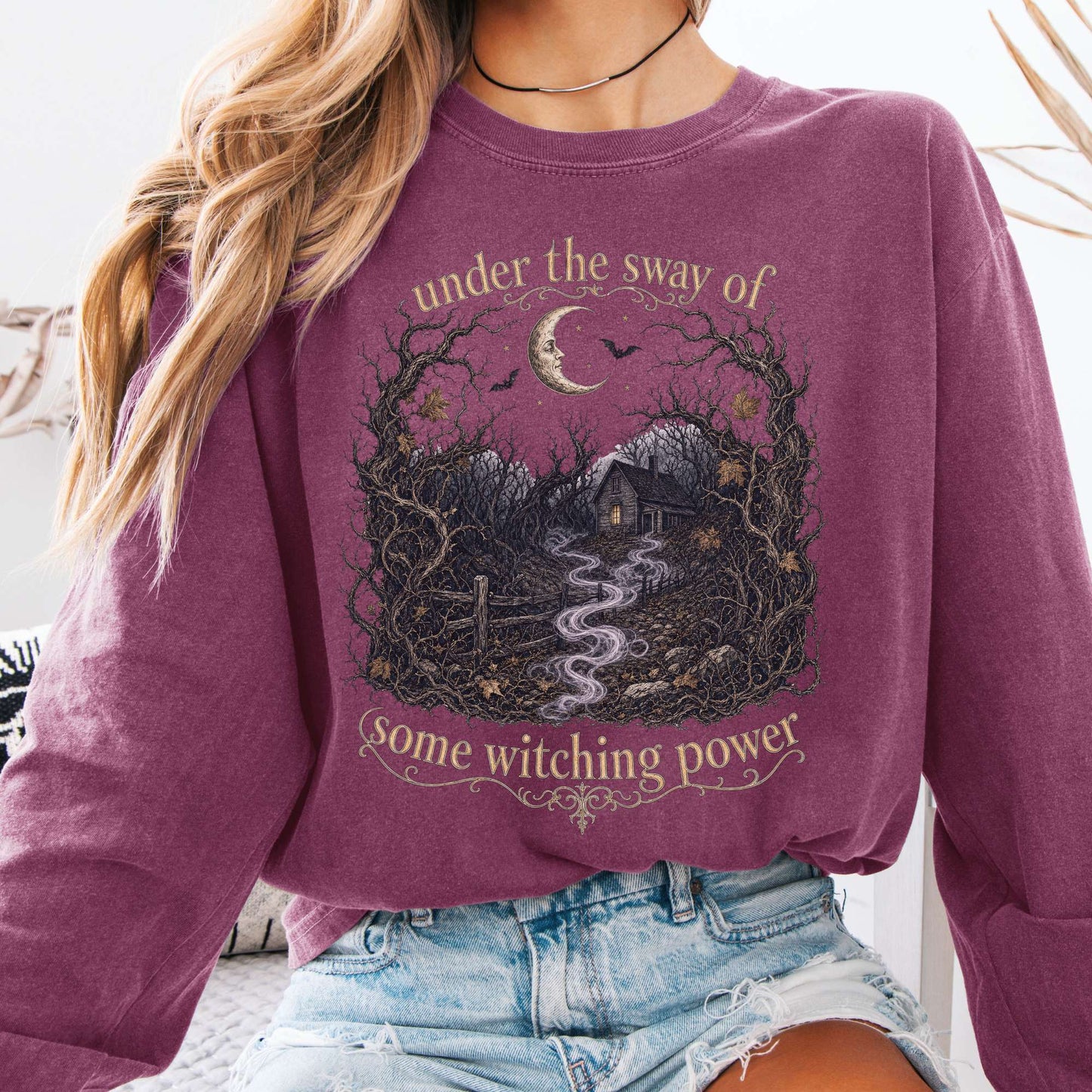 Under the Sway of Some Witching Power Sleepy Hollow Long Sleeve