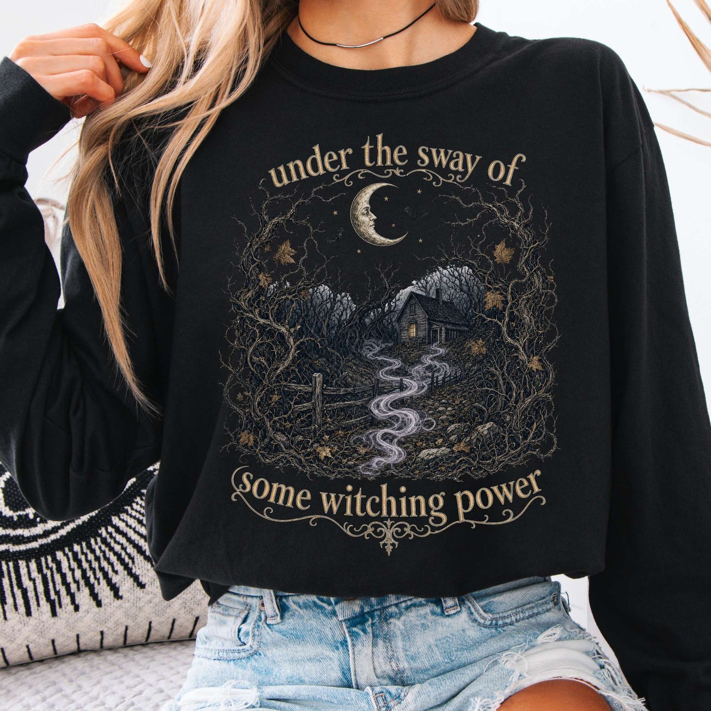Under the Sway of Some Witching Power Sleepy Hollow Long Sleeve