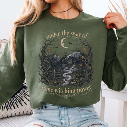 Under the Sway of Some Witching Power Sleepy Hollow Crewneck Sweatshirt