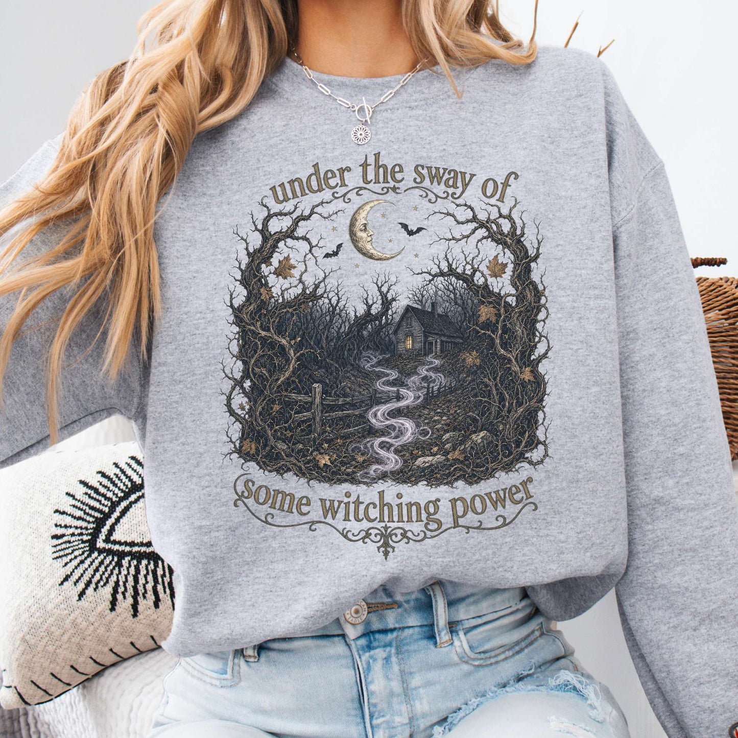 Under the Sway of Some Witching Power Sleepy Hollow Sweatshirt