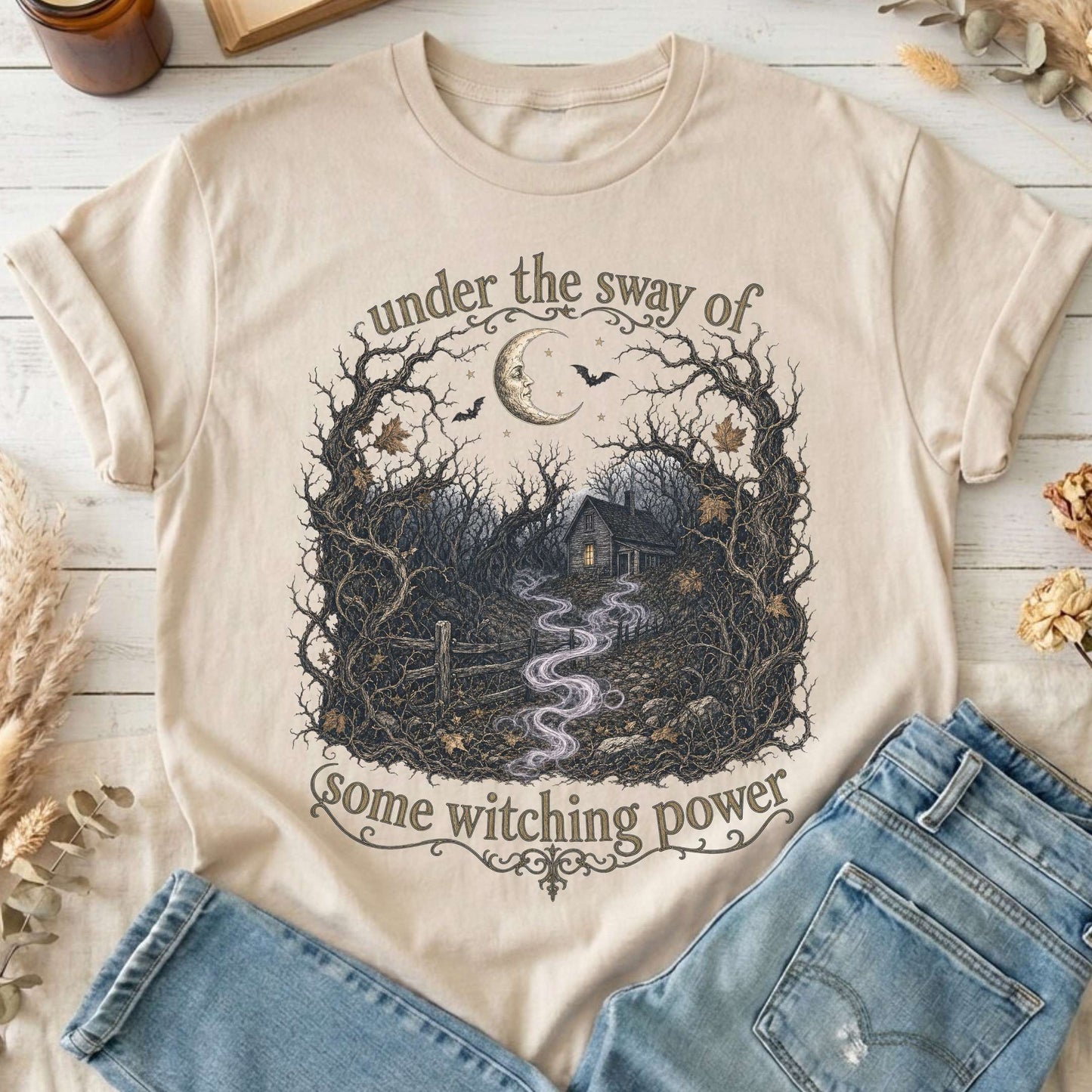 Under the Sway of Some Witching Power Sleepy Hollow T-Shirt