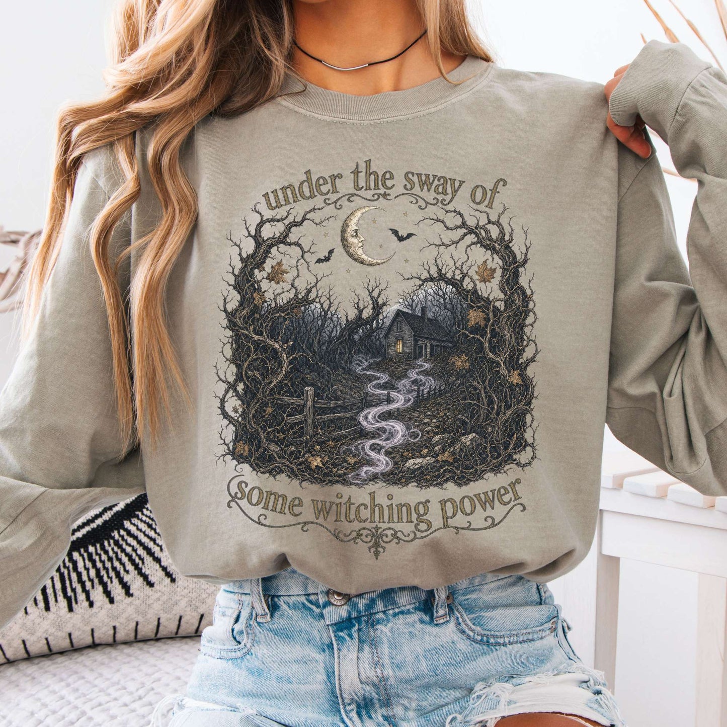 Under the Sway of Some Witching Power Sleepy Hollow Long Sleeve