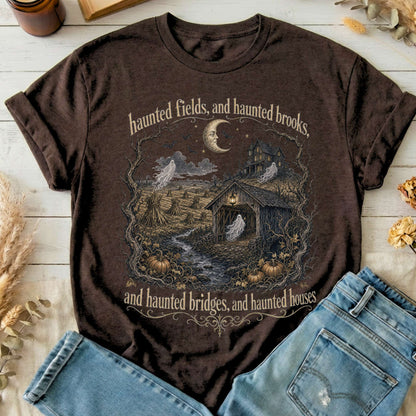 Haunted Fields and Haunted Brooks Sleepy Hollow Irving T-Shirt
