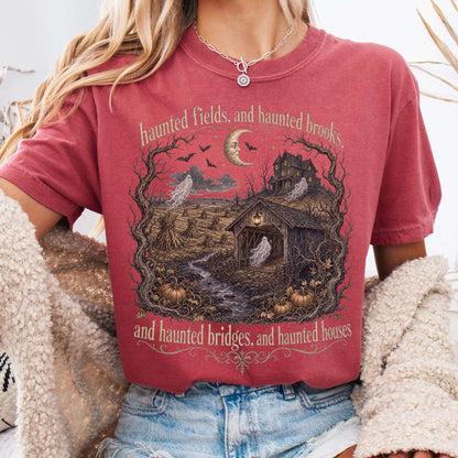 Haunted Fields and Haunted Brooks Sleepy Hollow Irving T-Shirt