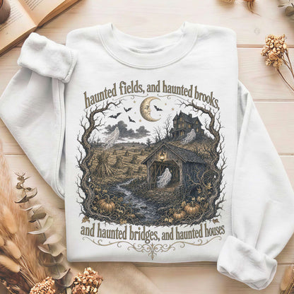 Haunted Fields and Haunted Brooks Sleepy Hollow Irving Sweatshirt