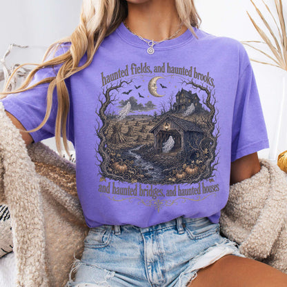 Haunted Fields and Haunted Brooks Sleepy Hollow Irving T-Shirt