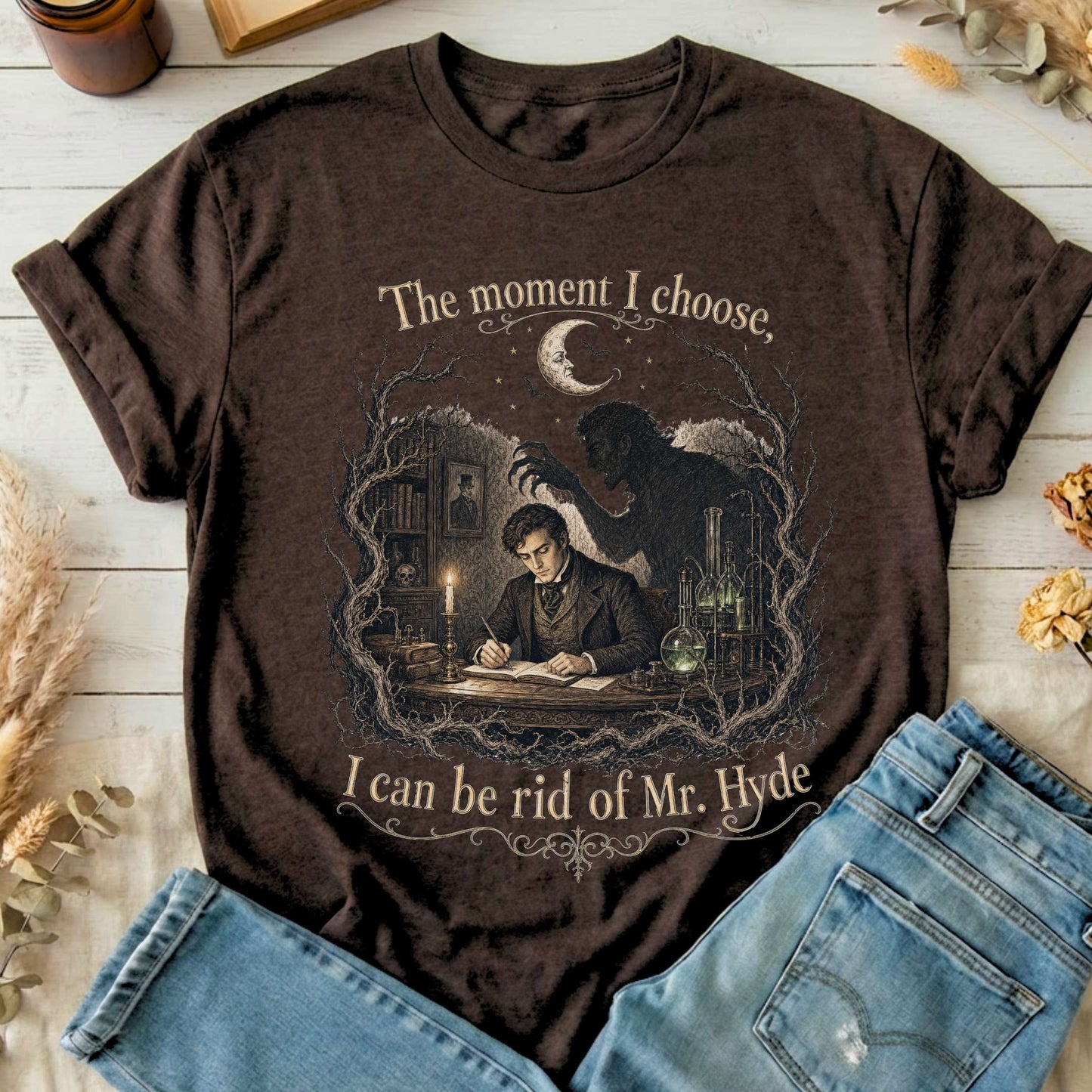 The Moment I Choose Dr Jekyll and Mr Hyde Literary T-Shirt