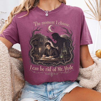 The Moment I Choose Dr Jekyll and Mr Hyde Literary T-Shirt