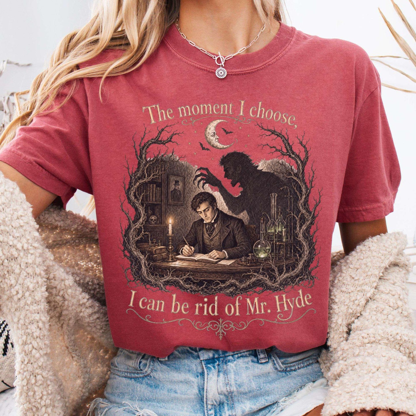 The Moment I Choose Dr Jekyll and Mr Hyde Literary T-Shirt
