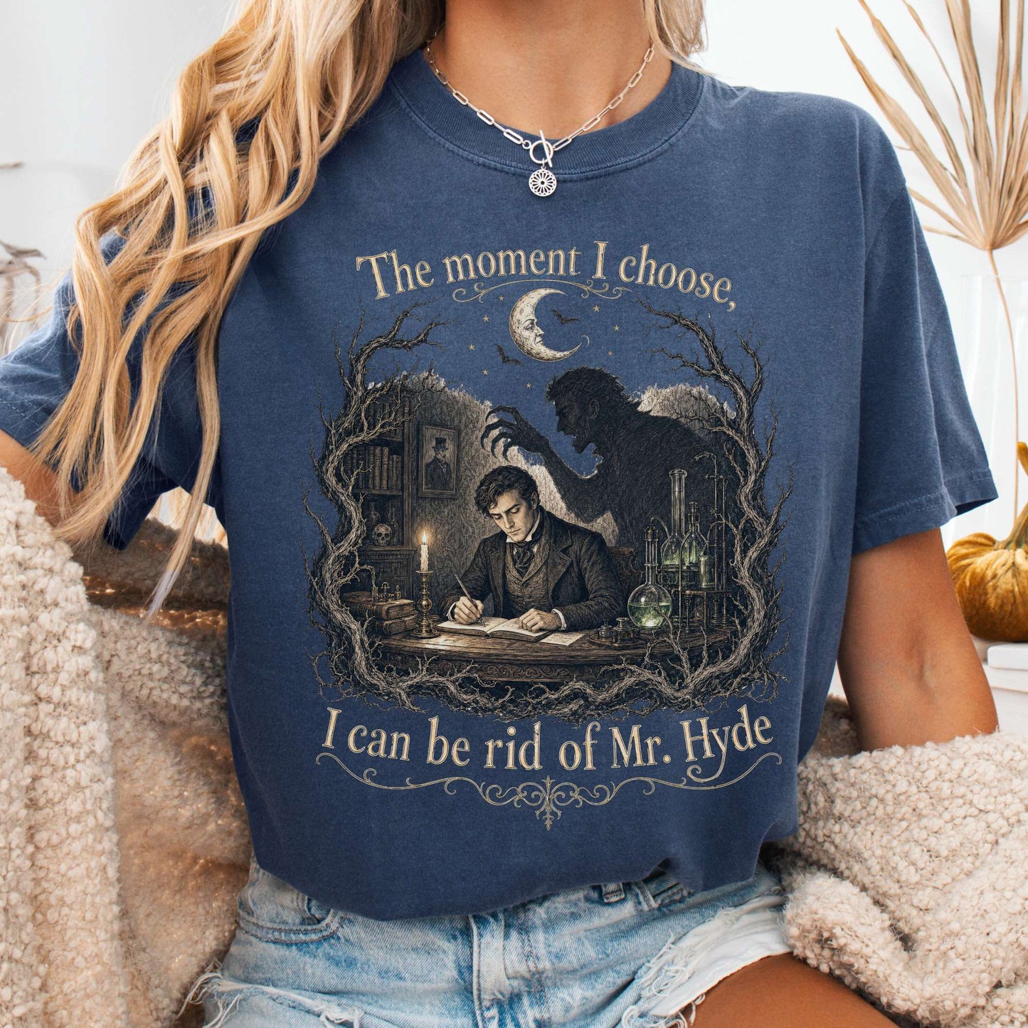 The Moment I Choose Dr Jekyll and Mr Hyde Literary T-Shirt