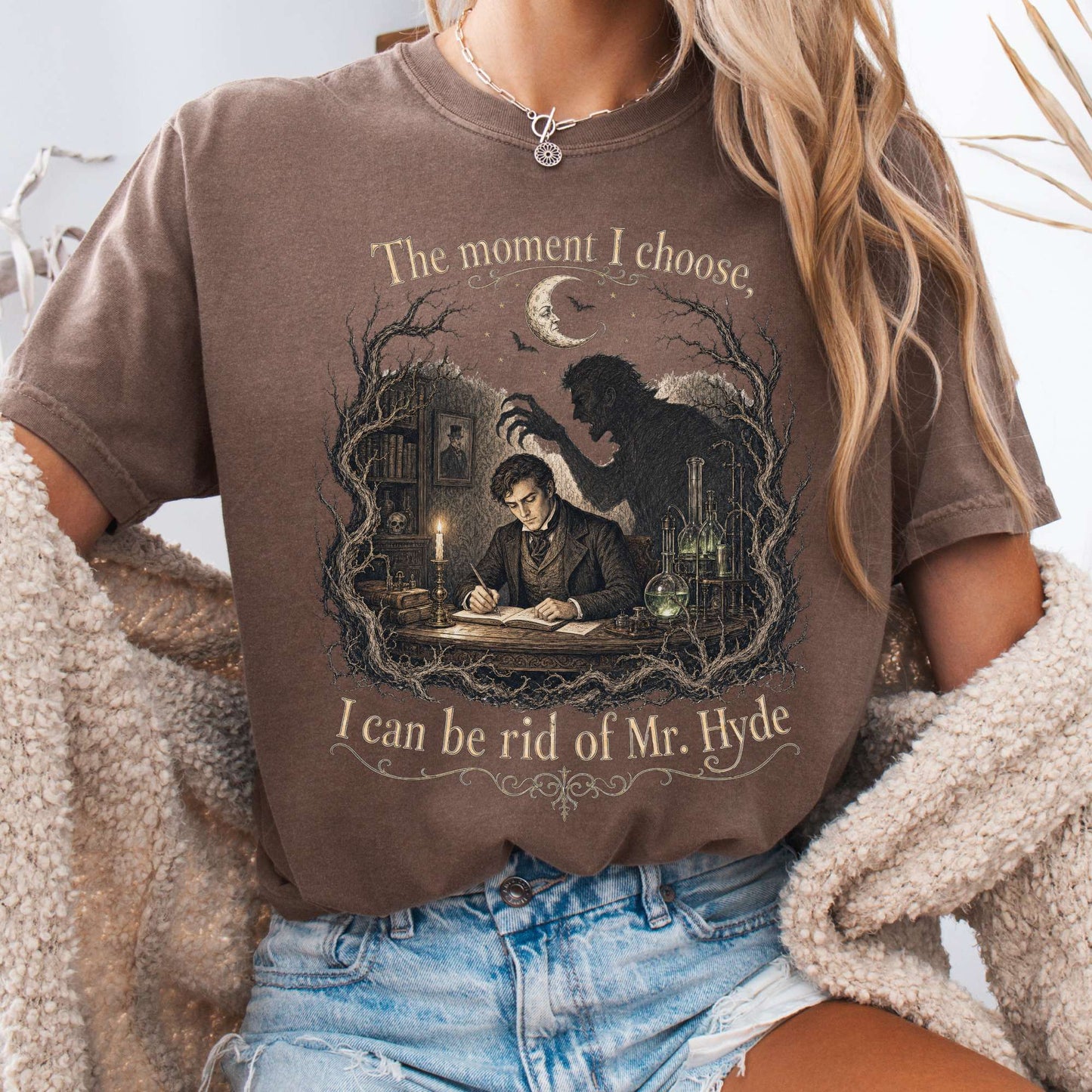 The Moment I Choose Dr Jekyll and Mr Hyde Literary T-Shirt