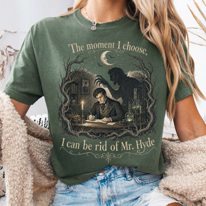The Moment I Choose Dr Jekyll and Mr Hyde Literary T-Shirt