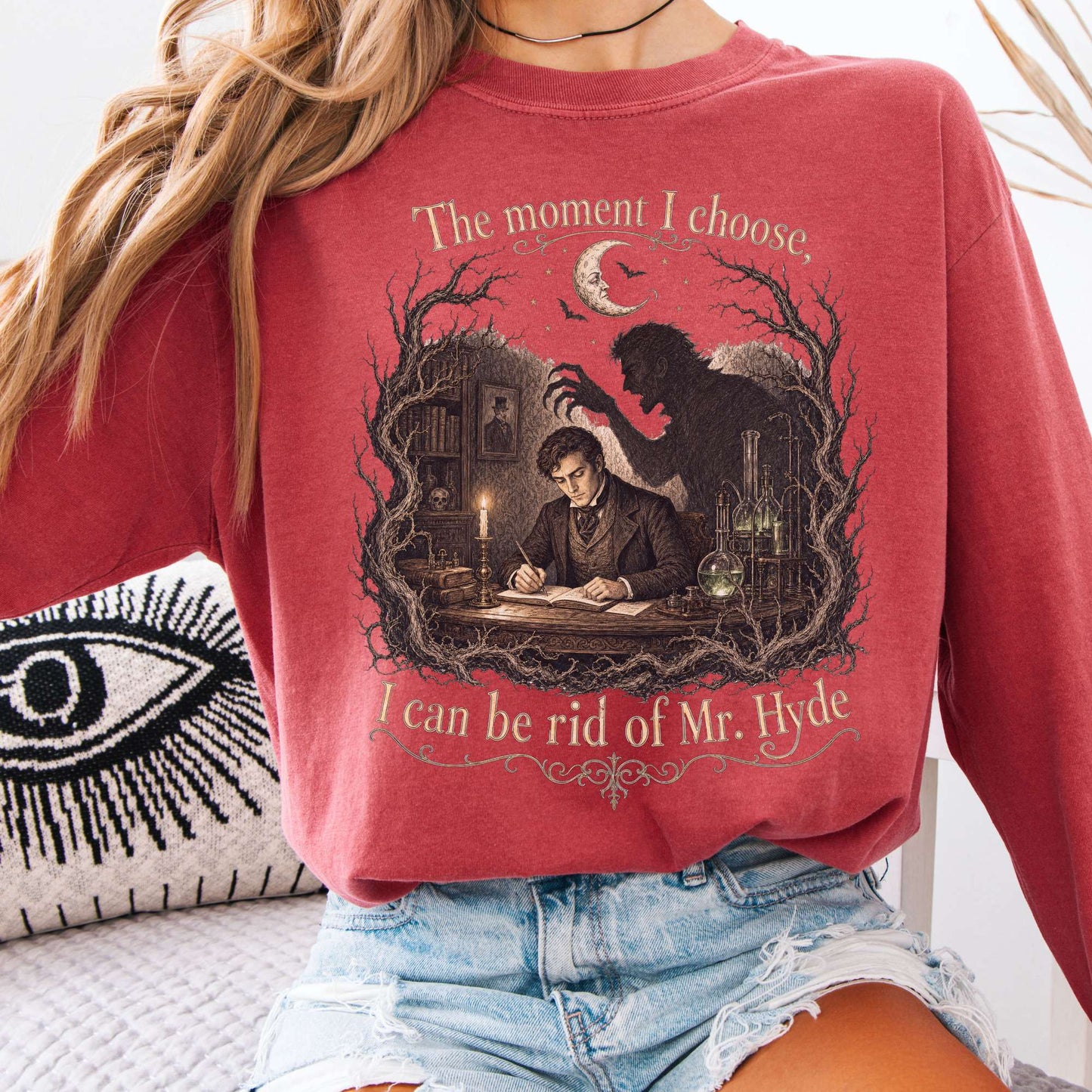 The Moment I Choose Dr Jekyll and Mr Hyde Literary Long Sleeve