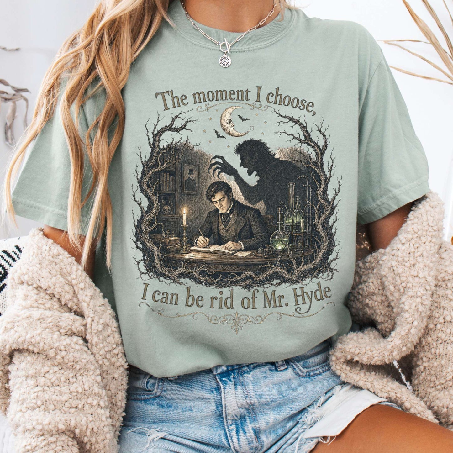 The Moment I Choose Dr Jekyll and Mr Hyde Literary T-Shirt