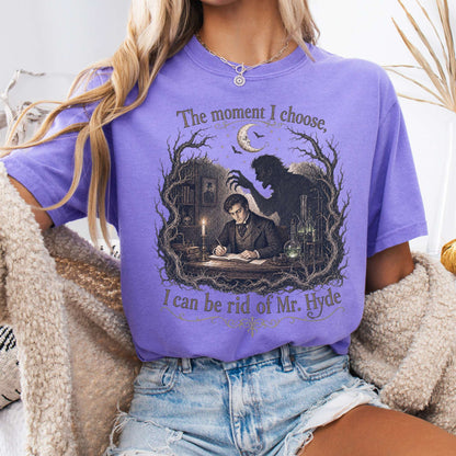 The Moment I Choose Dr Jekyll and Mr Hyde Literary T-Shirt