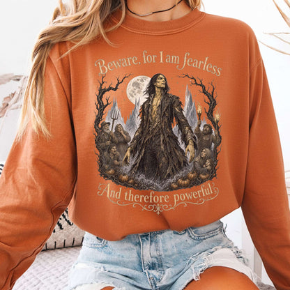 Beware, For I Am Fearless Frankenstein Mary Shelley Long Sleeve