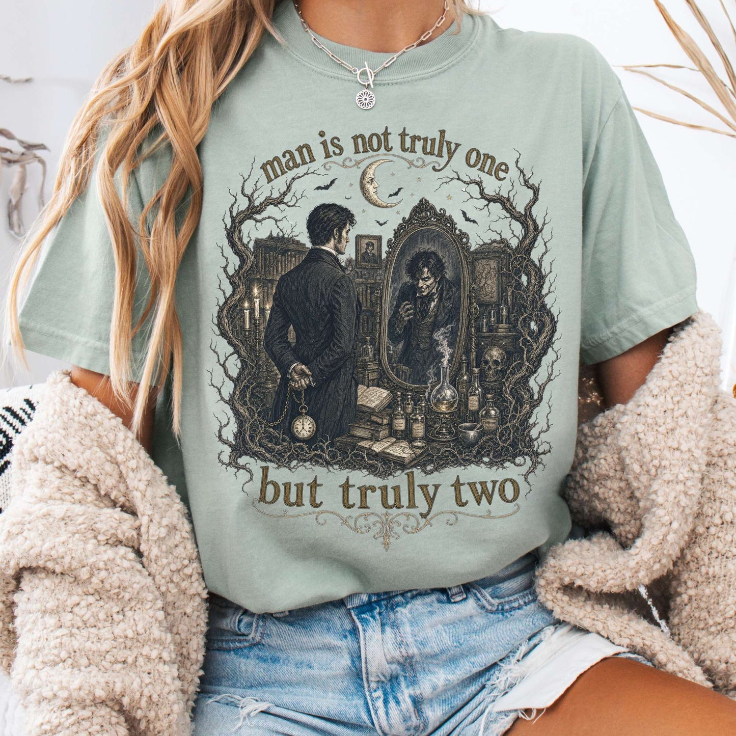 Man Is Not Truly One Dr Jekyll and Mr Hyde Literary T-Shirt