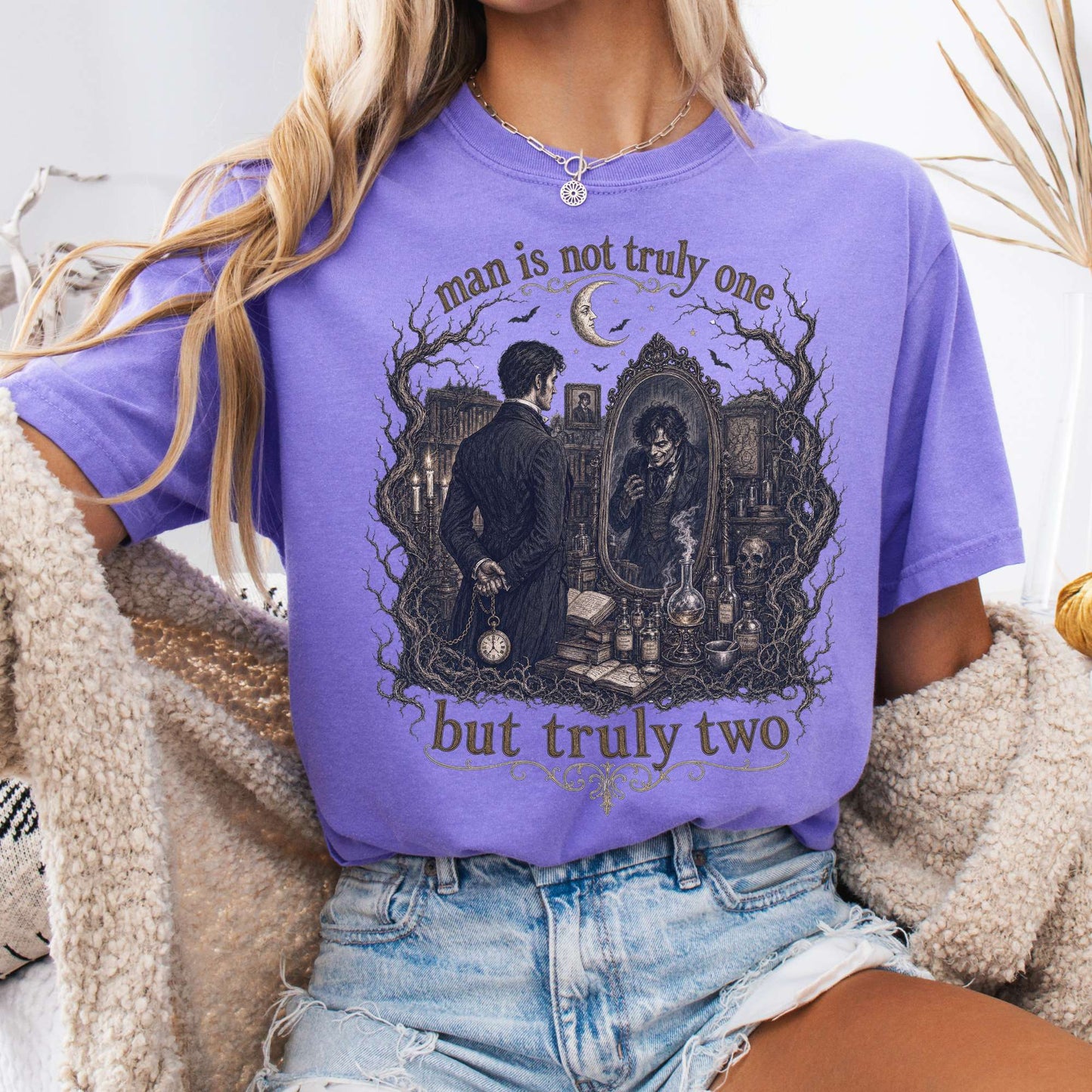 Man Is Not Truly One Dr Jekyll and Mr Hyde Literary T-Shirt
