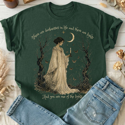 There Are Darknesses and Lights In This Life Dracula Literary T-Shirt