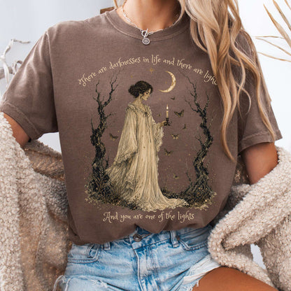 There Are Darknesses and Lights In This Life Dracula Literary T-Shirt