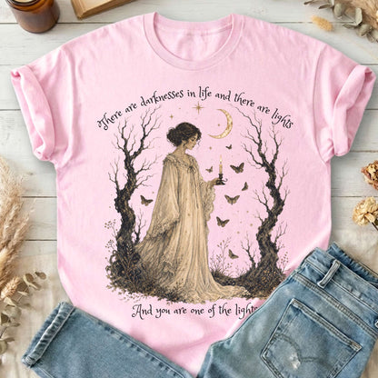There Are Darknesses and Lights In This Life Dracula Literary T-Shirt