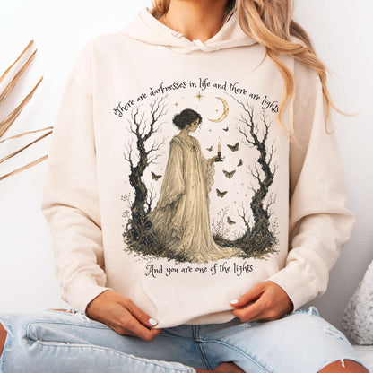There Are Darknesses and Lights In This Life Dracula Literary Hoodie