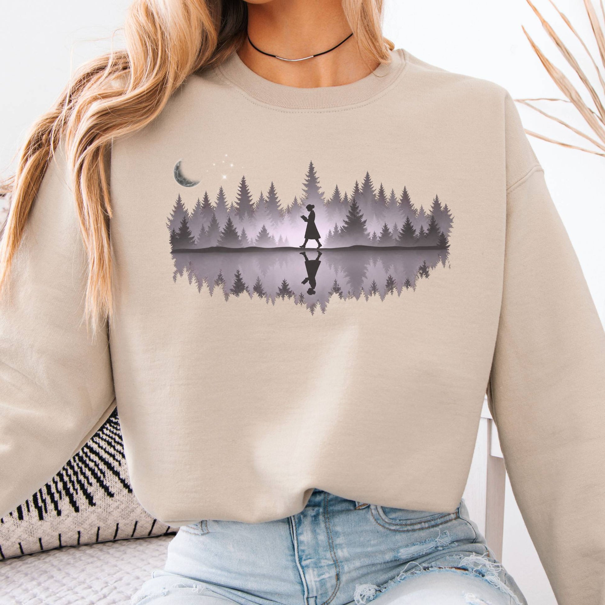 Sweatshirt Sand / S Design 299 Crewneck Sweatshirt The Mystic Eden