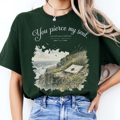You Pierce My Soul Jane Austen Persuasion Literary T-Shirt