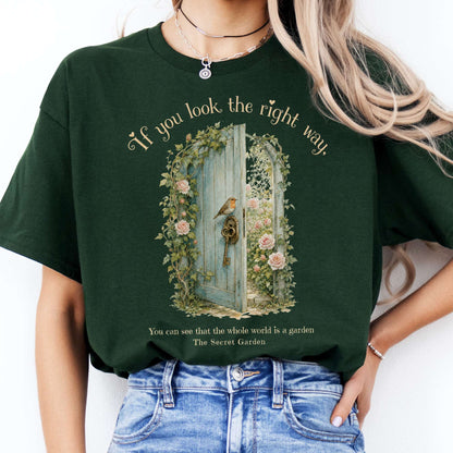 The Whole World Is Like A Garden The Secret Garden Literary T-Shirt