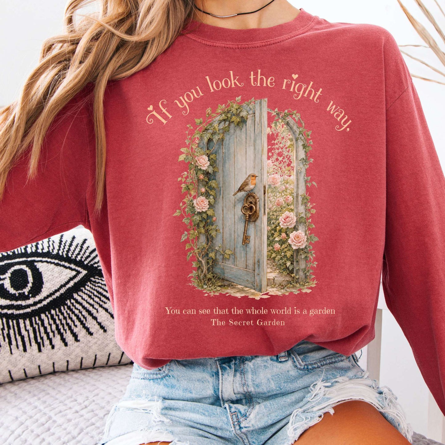 The Whole World Is Like A Garden The Secret Garden Literary Long Sleeve